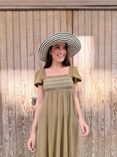 Cargar imagen en el visor de la galería, VESTIDO MIDI KHAKI