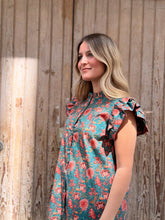 Cargar imagen en el visor de la galería, VESTIDO CAMISERO ESTAMPADO FLORAL
